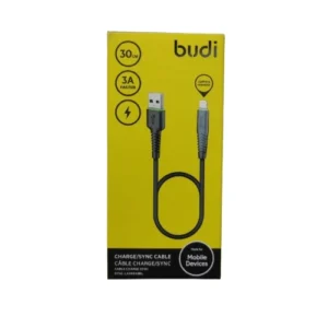 کابل شارژ لایتنینگ Budi DC150L03B