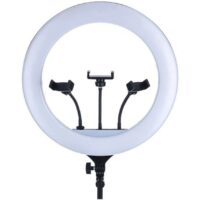 رینگ لایت ZEUS مدل LF-R480 سایز 18 اینچ با سه‌پایه ۲ متری