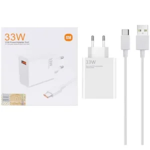 شارژر فست 33 وات اورجینال شیائومی همراه کابل تایپ سی مدل MSK-01