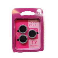 محافظ لنز دوربین آیفون 17 پرو و 17 پرو مکس نگین‌دار