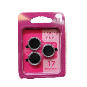 محافظ لنز دوربین آیفون 17 پرو و 17 پرو مکس نگین‌دار